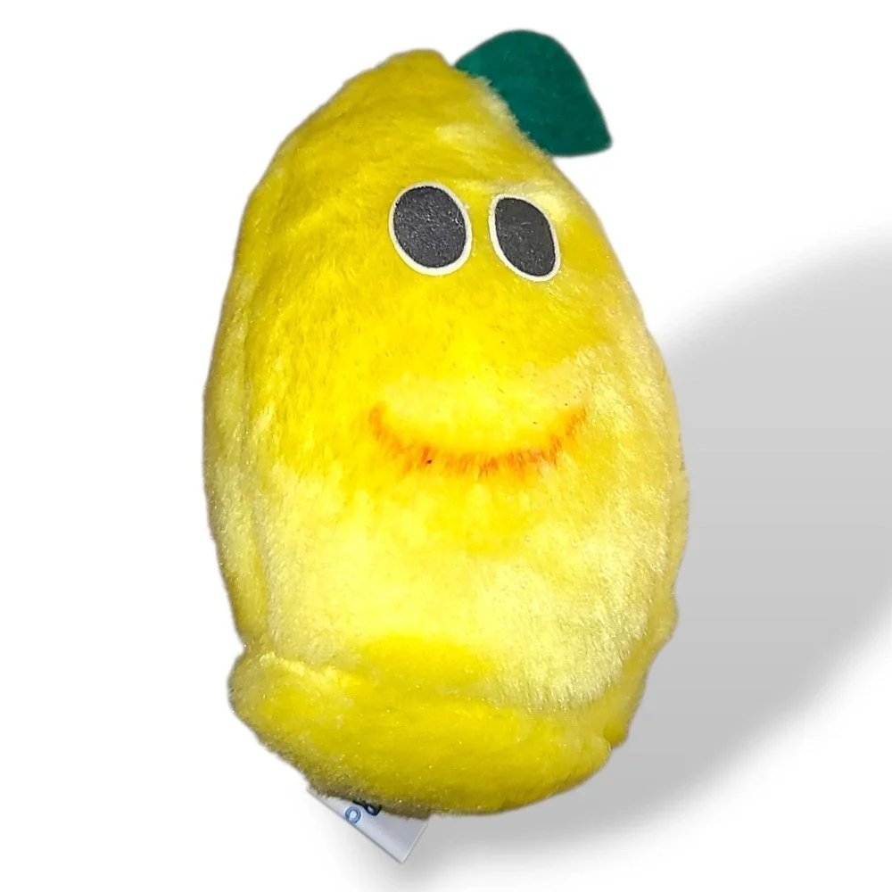 Vintage Dan Brechner Plush Lemon Toy 6